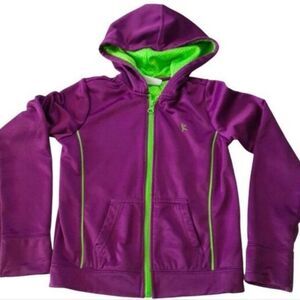 DANSKIN NOW Hoodie Breathable Front Zipper‎ Girls 6-6x
